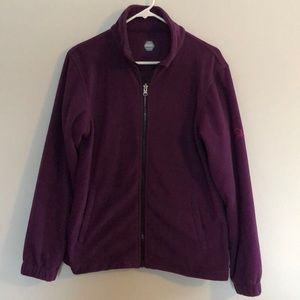 McKinley purple zip up